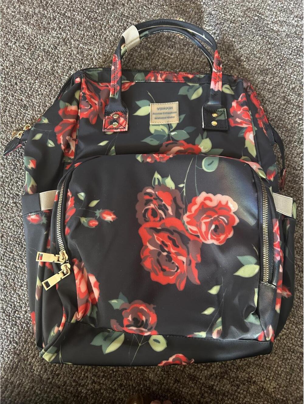 Anello Floral Backpack with RFID Protection